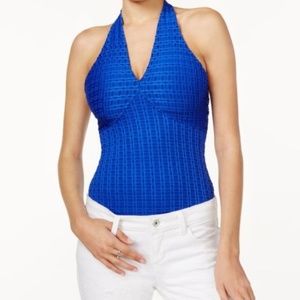 Guess Cobalt Blue Bodysuit NWT